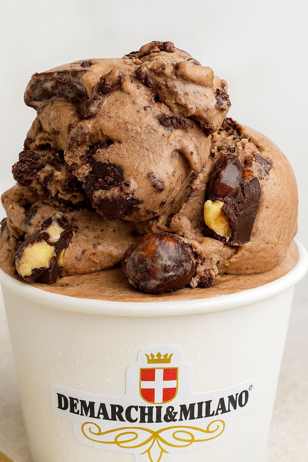 Helado Ferrero Rocher (Gianduja)